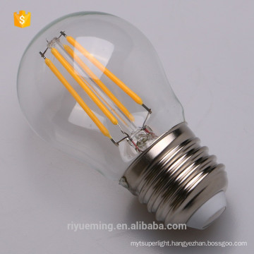 Zero UV emission G45 Filament led lamp soft white 3000K